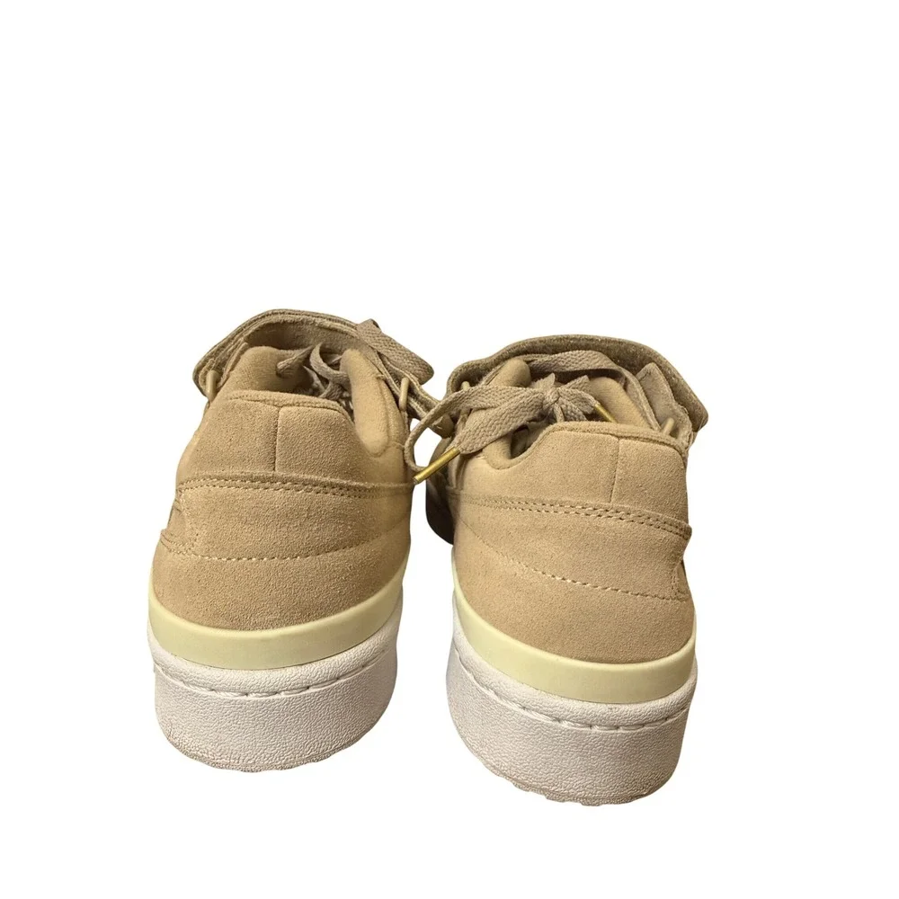 Adidas Forum Low Beige Gold Suede Sneakers H03206 Womens 10‎